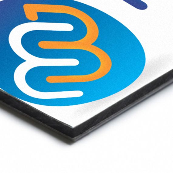 DIBOND, détail tranche